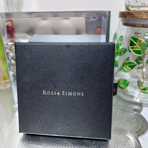 Ross Simons Italian Murano Glass Gold Heart Drop Earrings in 18kt Gold Over Ster - Picture 8 of 12